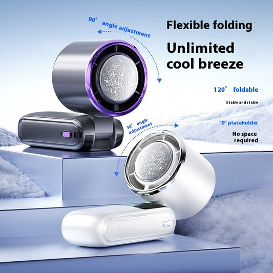 Foldable Neck Fan – USB, 4000mAh, Portable Cooling