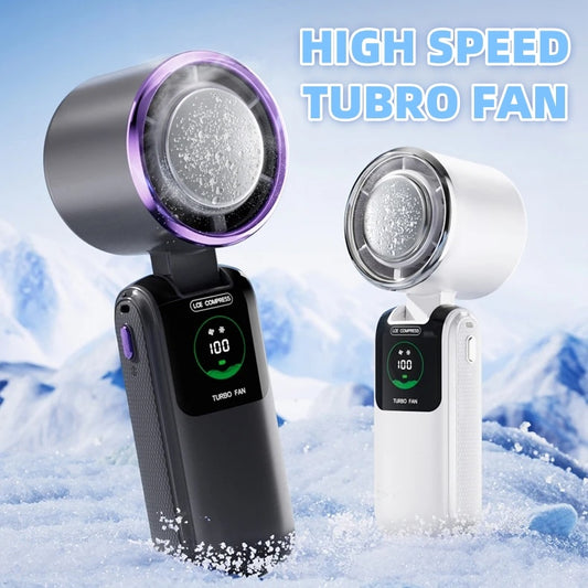 Foldable Neck Fan – USB, 4000mAh, Portable Cooling